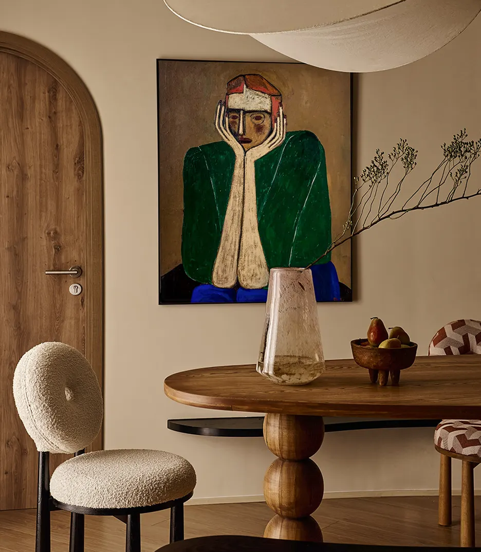 Wall art and decorative accents for interior design and spatial aesthetics