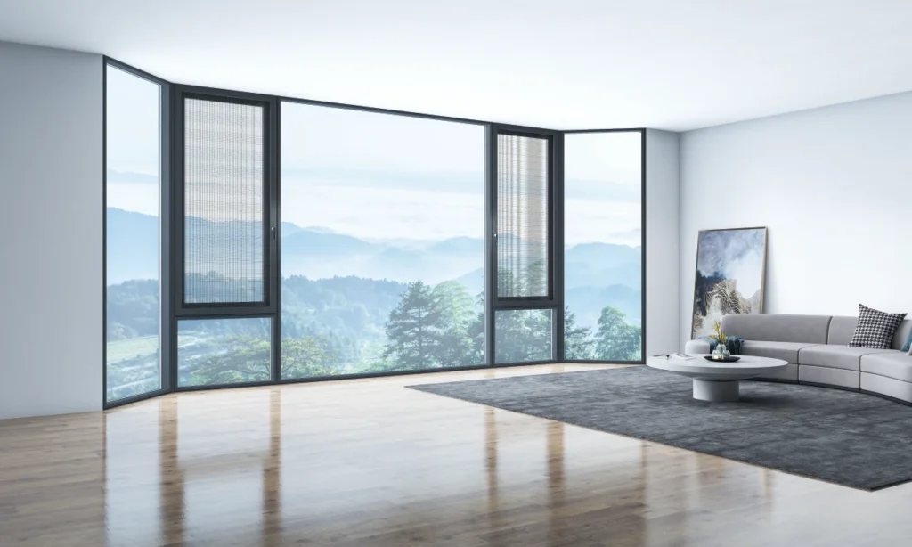 thermal break aluminum casement windows