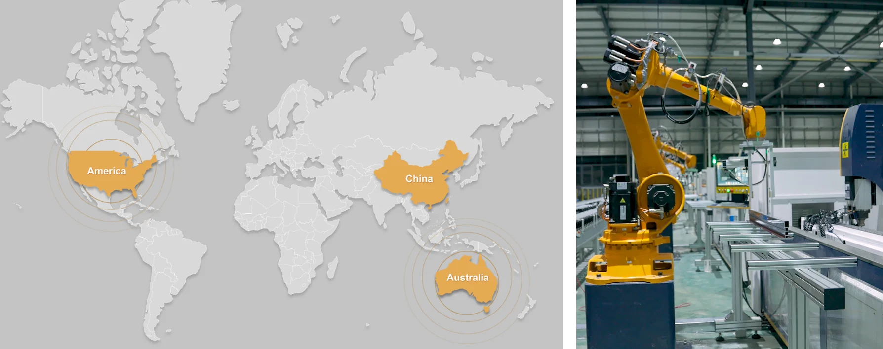 Global shipping network map covering Europe, North America, and the Middle East