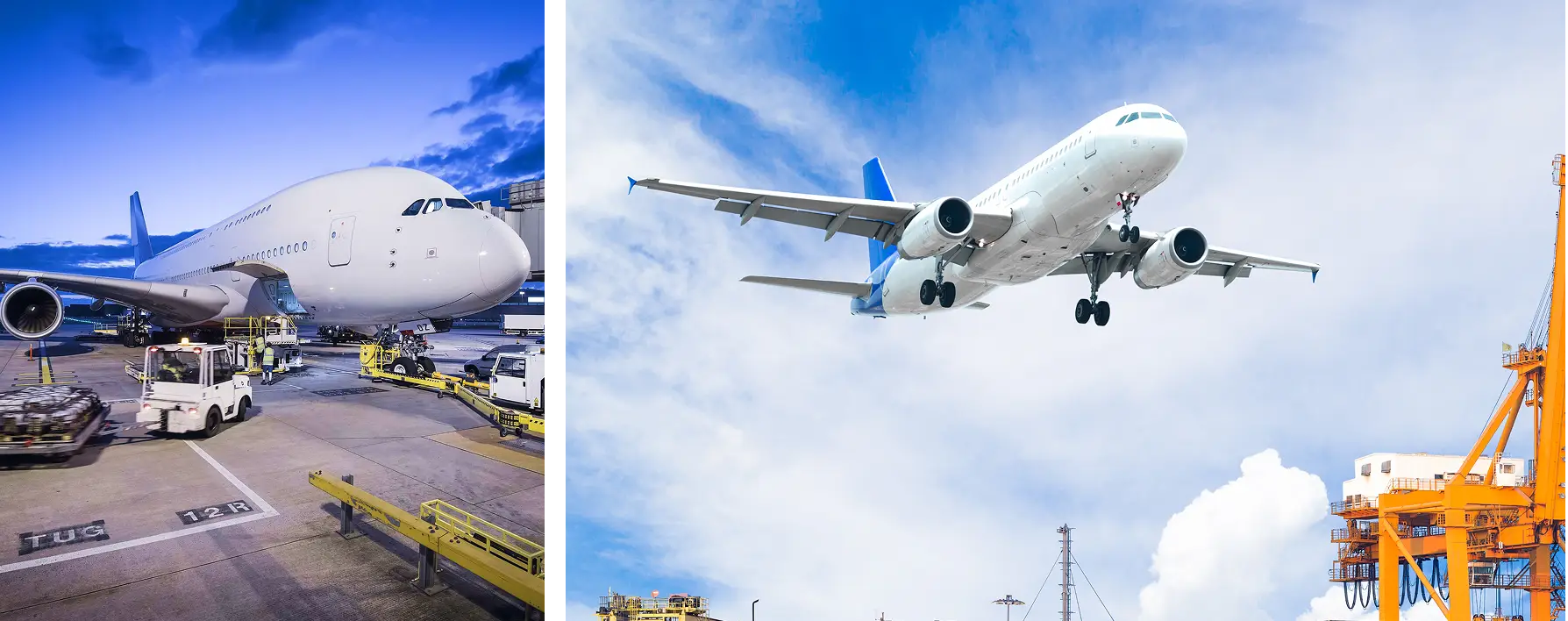 Air freight service ensuring fast international delivery