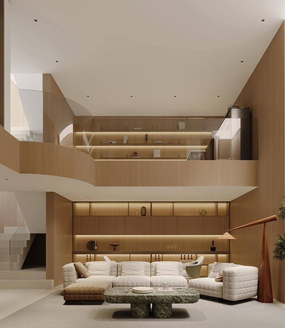 Luxury living room furniture and FF&E solutions for residential projects