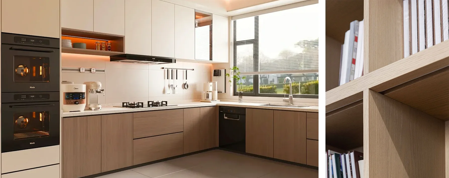 Advanced joinery techniques ensure seamless connections and a refined look in every detail.