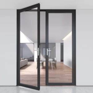 The 2022 Premium Series side-hung doors deliver superior energy efficiency and a refined aesthetic. Built with robust aluminum profiles and thermal insulation layers for enhanced comfort and durability.
