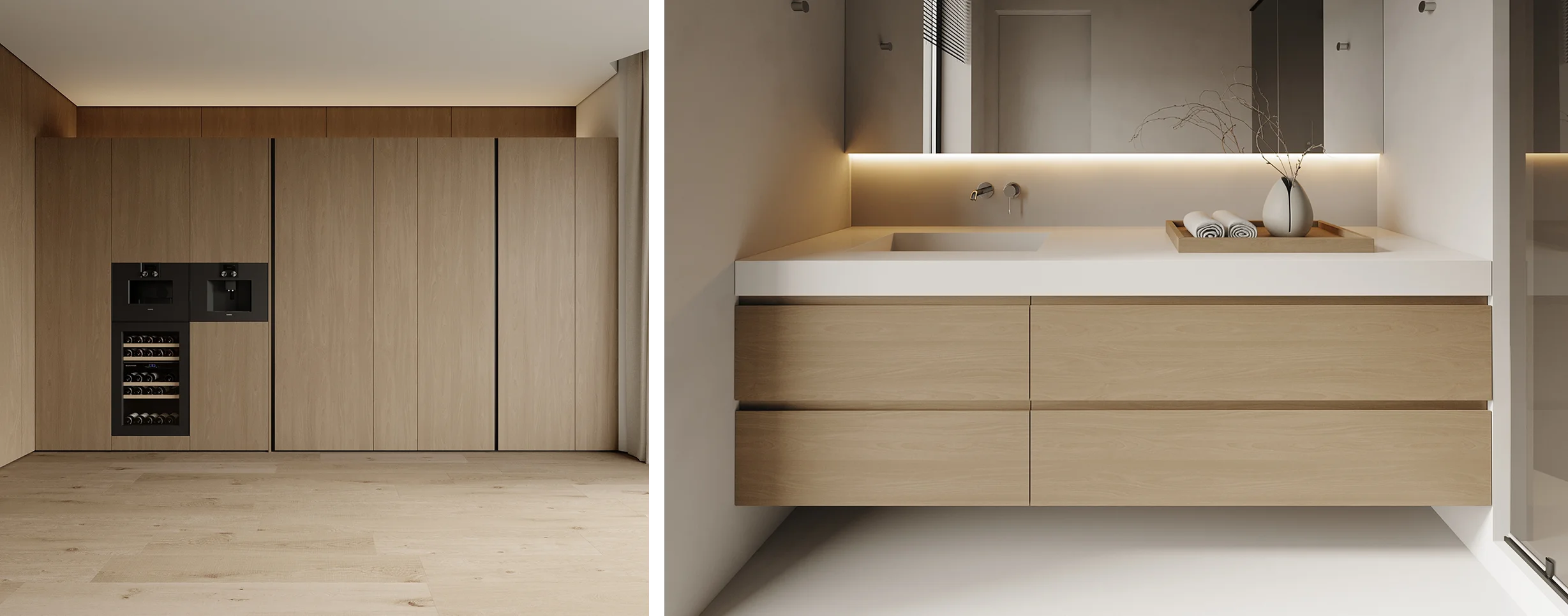 Luxury Villa, California — Full-house Cabinetry System