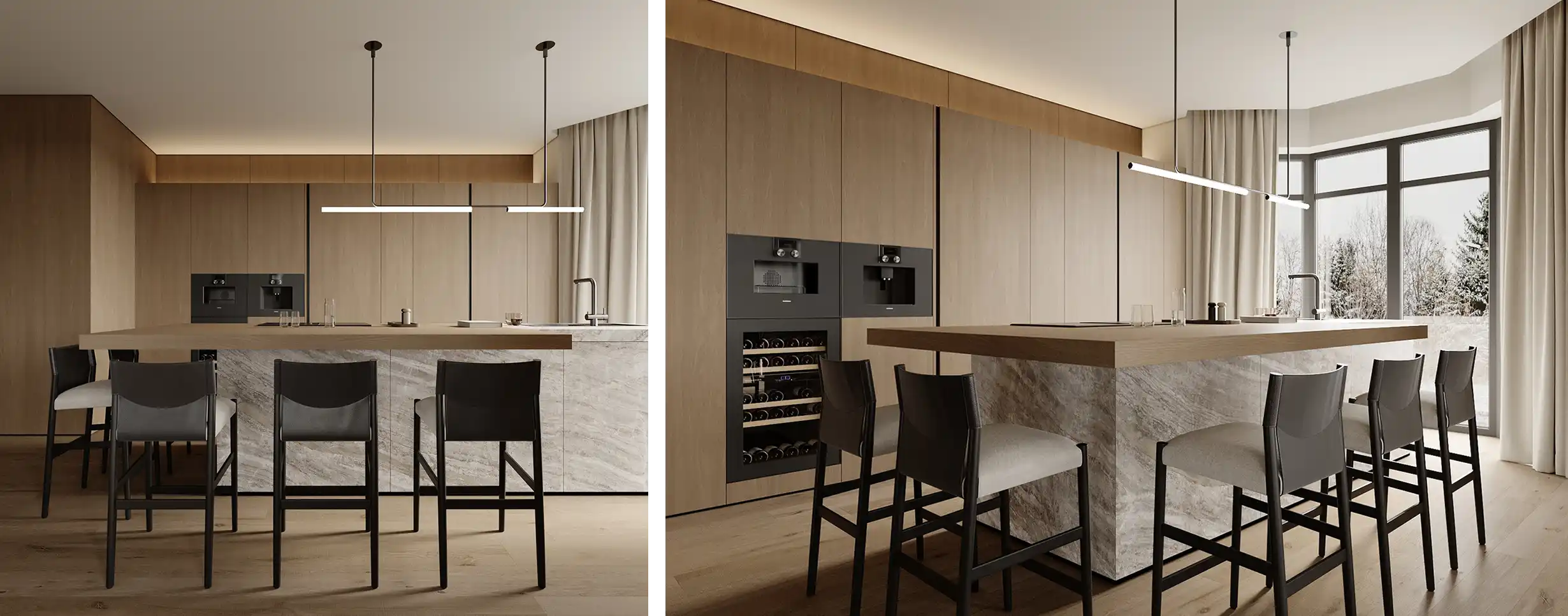 Luxury Villa, California — Full-house Cabinetry System